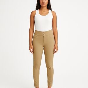 Elomelo Beige Jeggings Size 10(38) NWT